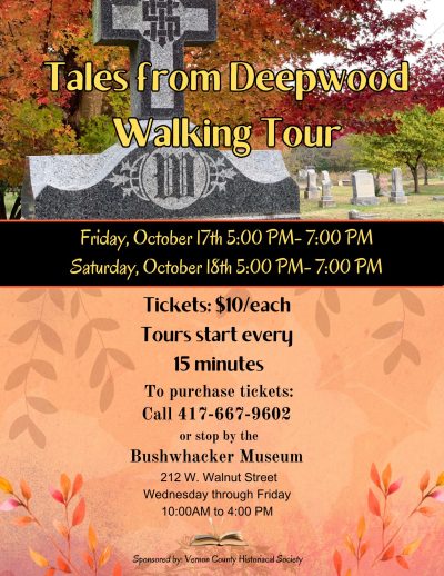 Deepwood Cemetery Tour Tickets
